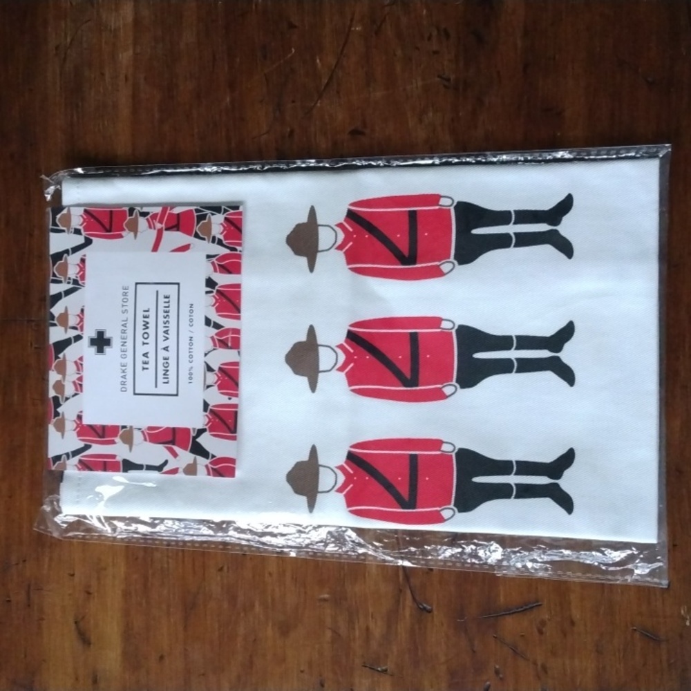 Drake General Store, Mountie Tea towel